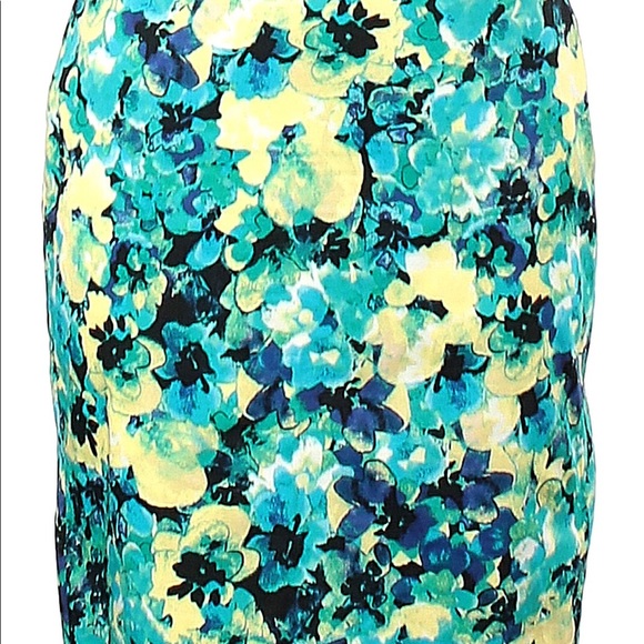 Ann Taylor Floral Pencil Skirt size 2 - Picture 4 of 6